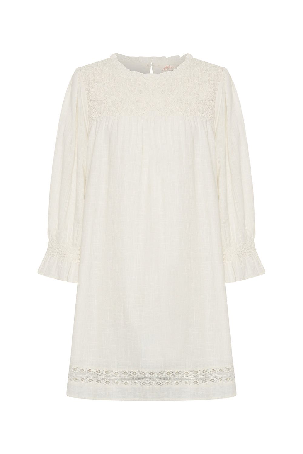 Farrah Mini Dress in Pearl - Pre-loved sold by Arnhem