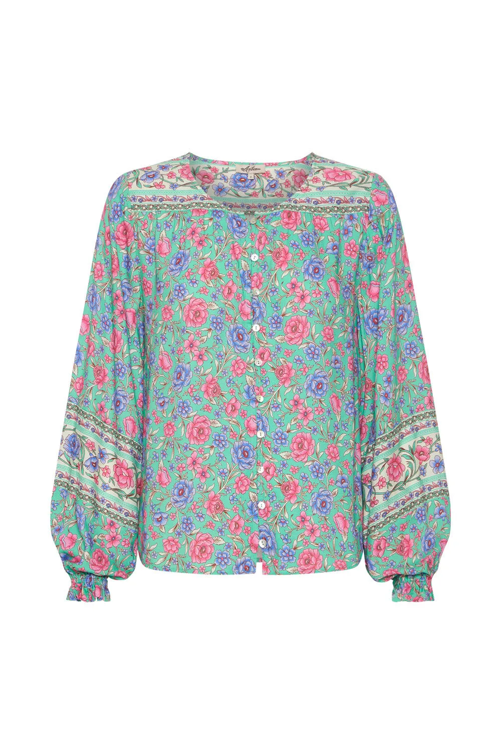 Phoebe Blouse in Sage - Pre-loved sold by Arnhem product image thumbnail 2