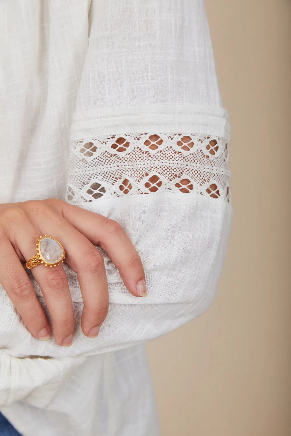 Farrah Blouse in Pearl - Pre-loved sold by Arnhem product image thumbnail 4