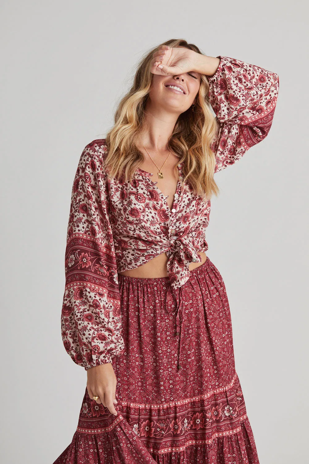 Esmee Blouse in Ruby - Pre-loved sold by Arnhem product image thumbnail 5