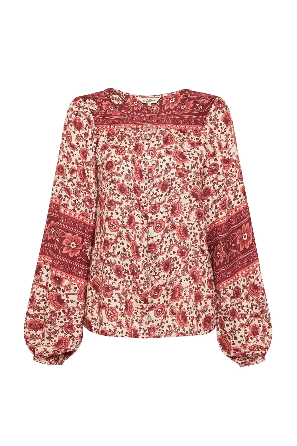 Esmee Blouse in Ruby - Pre-loved sold by Arnhem product image thumbnail 2