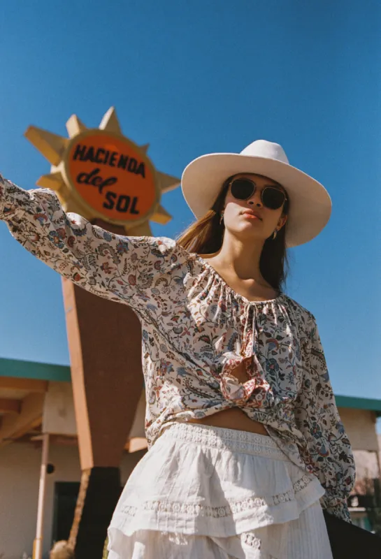 Renata Blouse in Winter sold by Arnhem