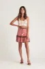 Serafina Mini Skirt in Sweet Cherry - Pre-loved sold by Arnhem