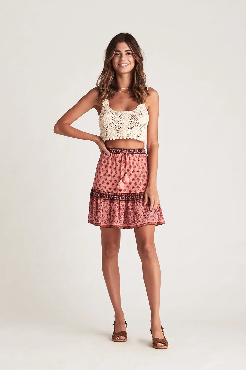 Serafina Mini Skirt in Sweet Cherry - Pre-loved sold by Arnhem product image thumbnail 4