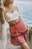 Serafina Mini Skirt in Sweet Cherry - Pre-loved sold by Arnhem