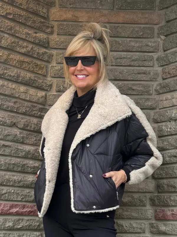 Dual Textured Biker Jacket | JK625 sold by Artizan