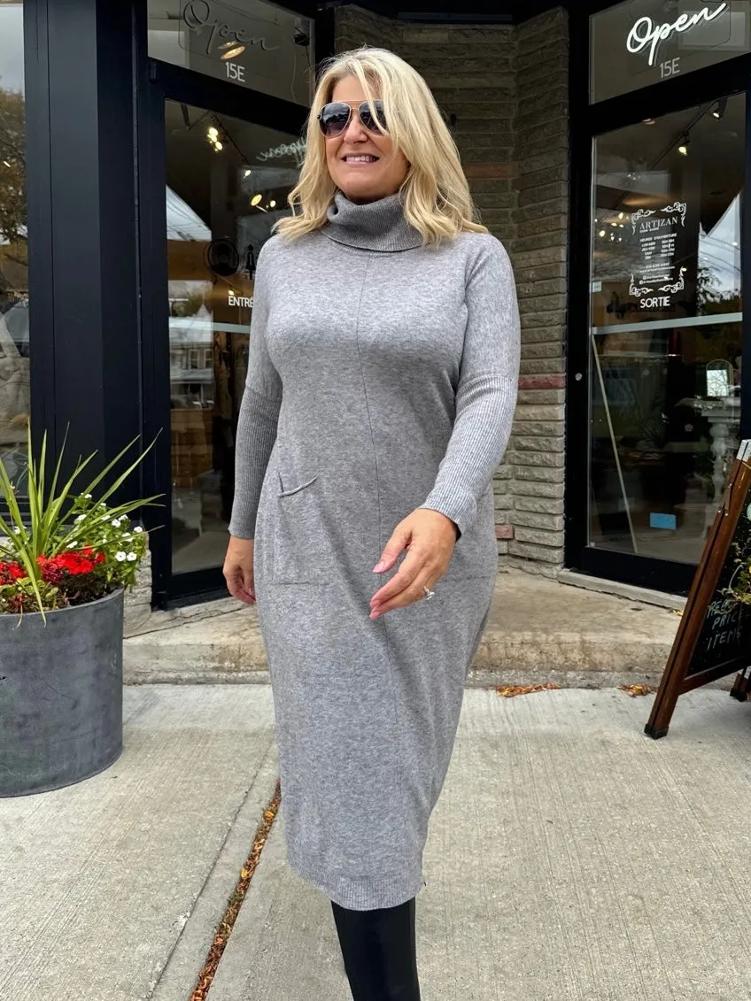 Long Sleeve Dress With Pockets | D602 sold by Artizan product image thumbnail 3