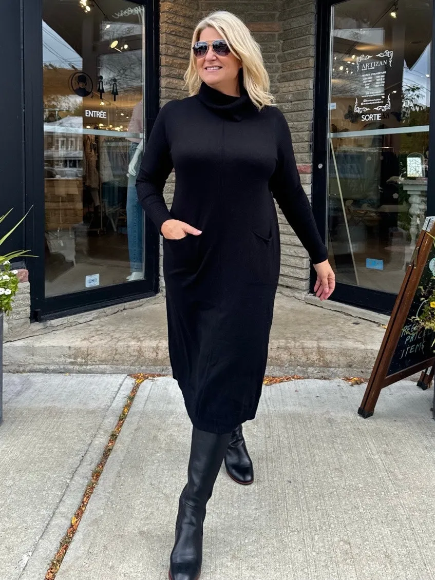 Long Sleeve Dress With Pockets | D602 sold by Artizan