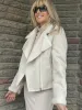 Faux Suede Sherpa Jacket | JK624 sold by Artizan