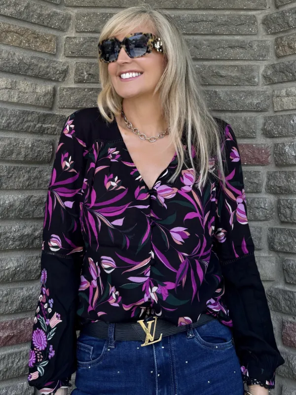 Pretty In Floral Blouse | T677 sold by Artizan