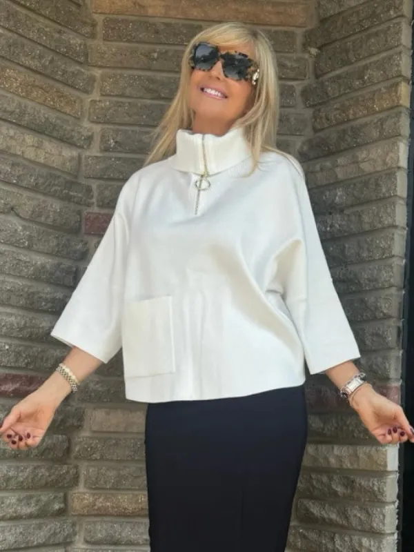 Elegant Jacquard Sweater/Top | R700 sold by Artizan