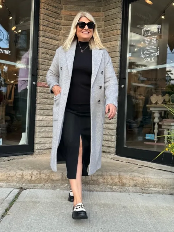 Chloe Fashionable Long Coat | JK607 sold by Artizan