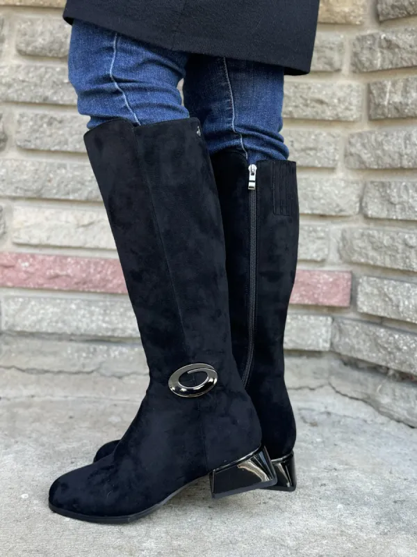 Meghan Suede Tall Boots | BT35 sold by Artizan