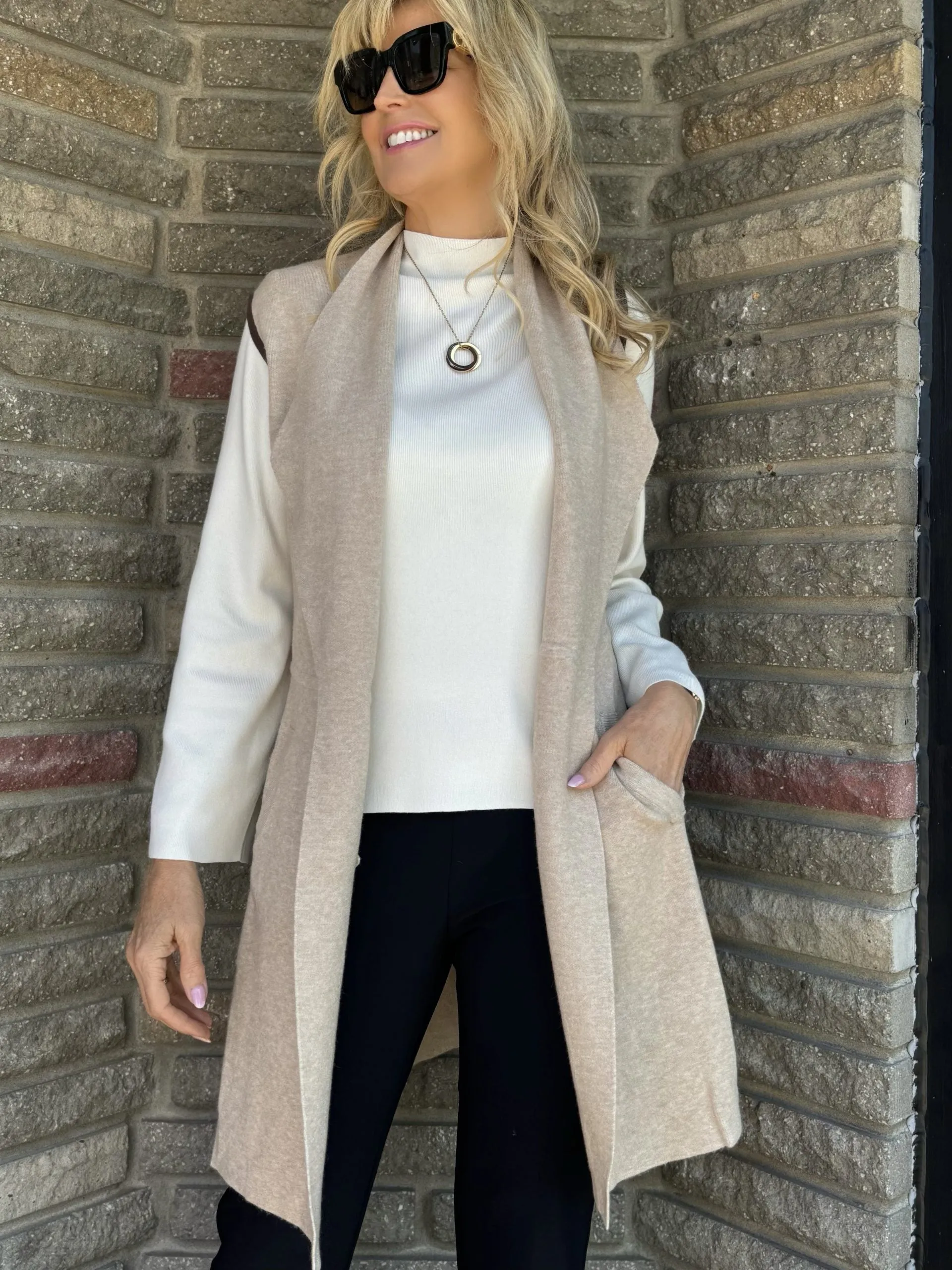 The Perfect Knit Layering Vest | V602 sold by Artizan product image thumbnail 2