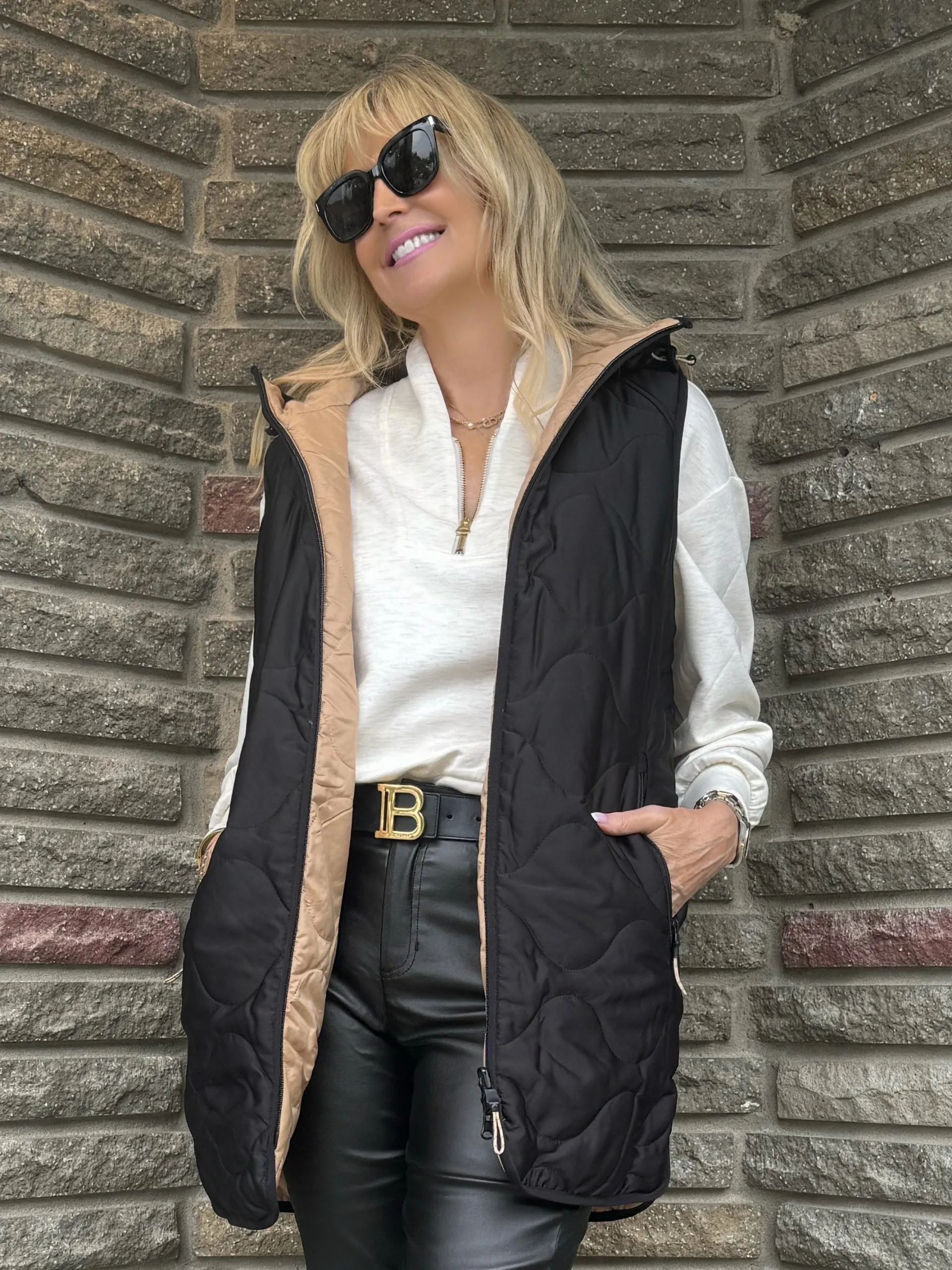 Robin's Fave Reversible Vest | V601 sold by Artizan