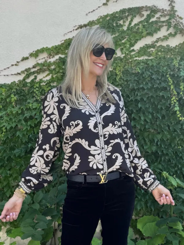 Pretty Paisley Blouse | T628 sold by Artizan