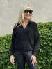 Cozy Chenille V-Neck Top | T626 sold by Artizan