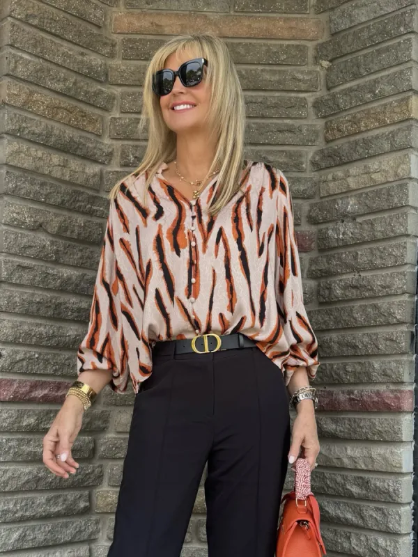 Pretty in Button Blouse | T624 sold by Artizan