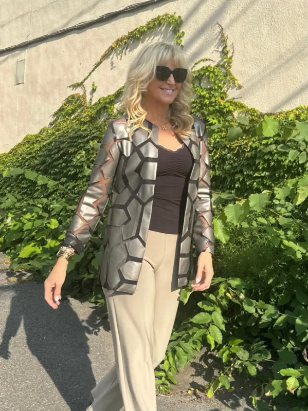 Lana Laser-Cut Mesh Jacket | R669 sold by Artizan