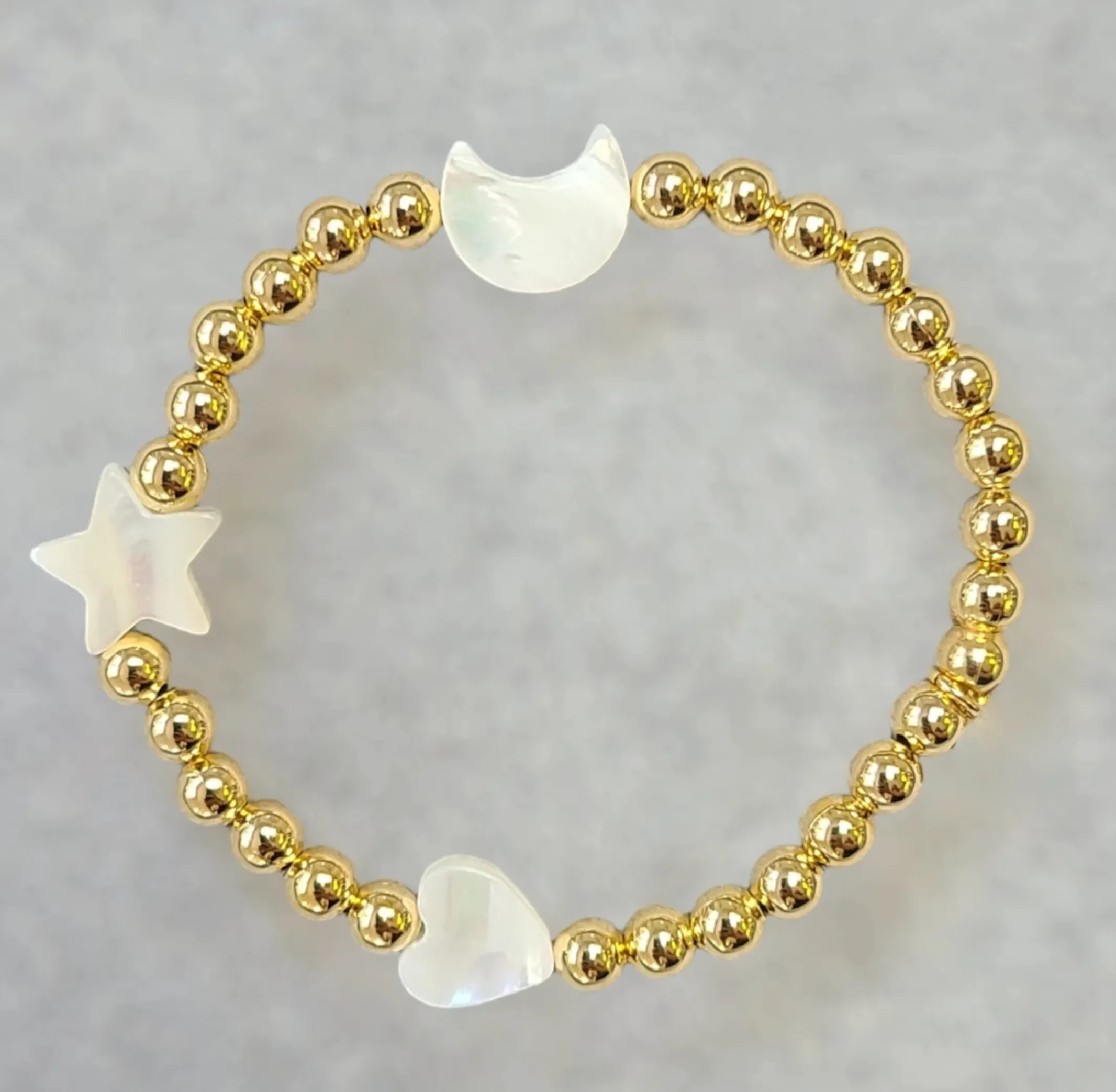Moon and Stars Bracelet | BE137 sold by Artizan