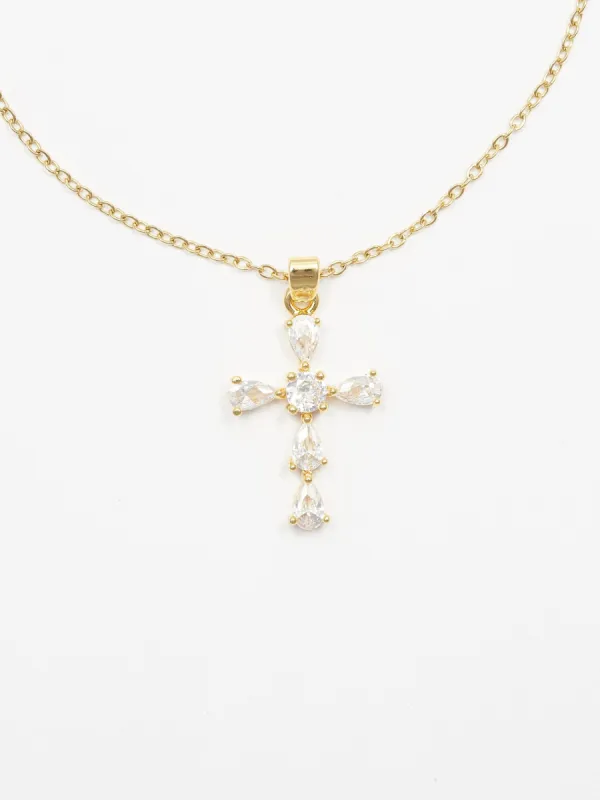 Hope Cross Necklace | BE125 sold by Artizan