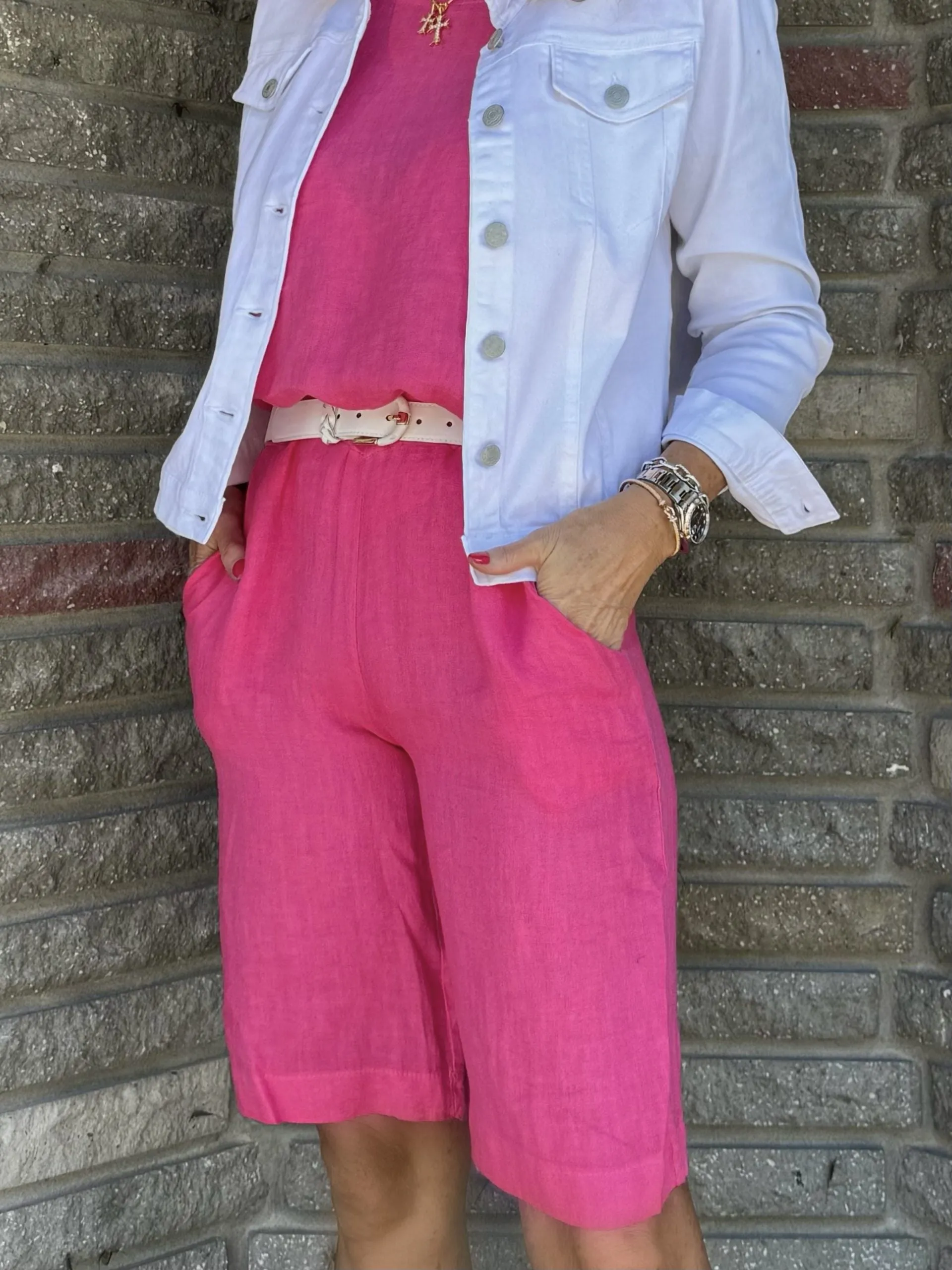 The Perfect Length Linen Shorts | PA632 sold by Artizan product image thumbnail 3