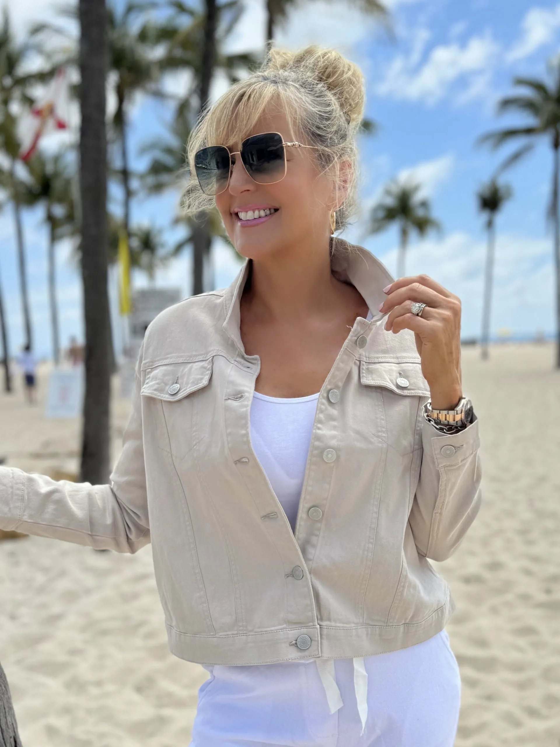 Cute As A Button Cotton Jacket | JK611 sold by Artizan