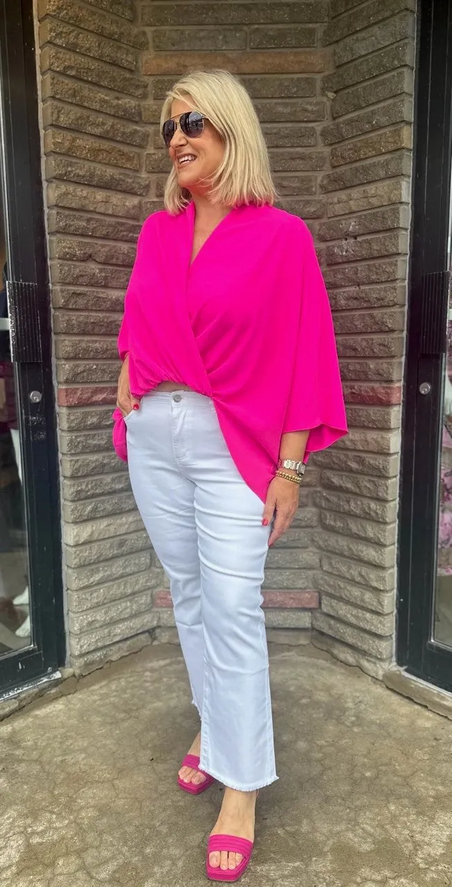 Denim Frayed Hem Straight Jeans | R659 sold by Artizan