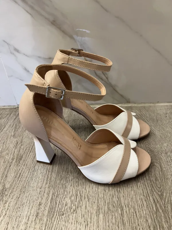 2 Tone Elegant Heel Shoe | SA605 sold by Artizan