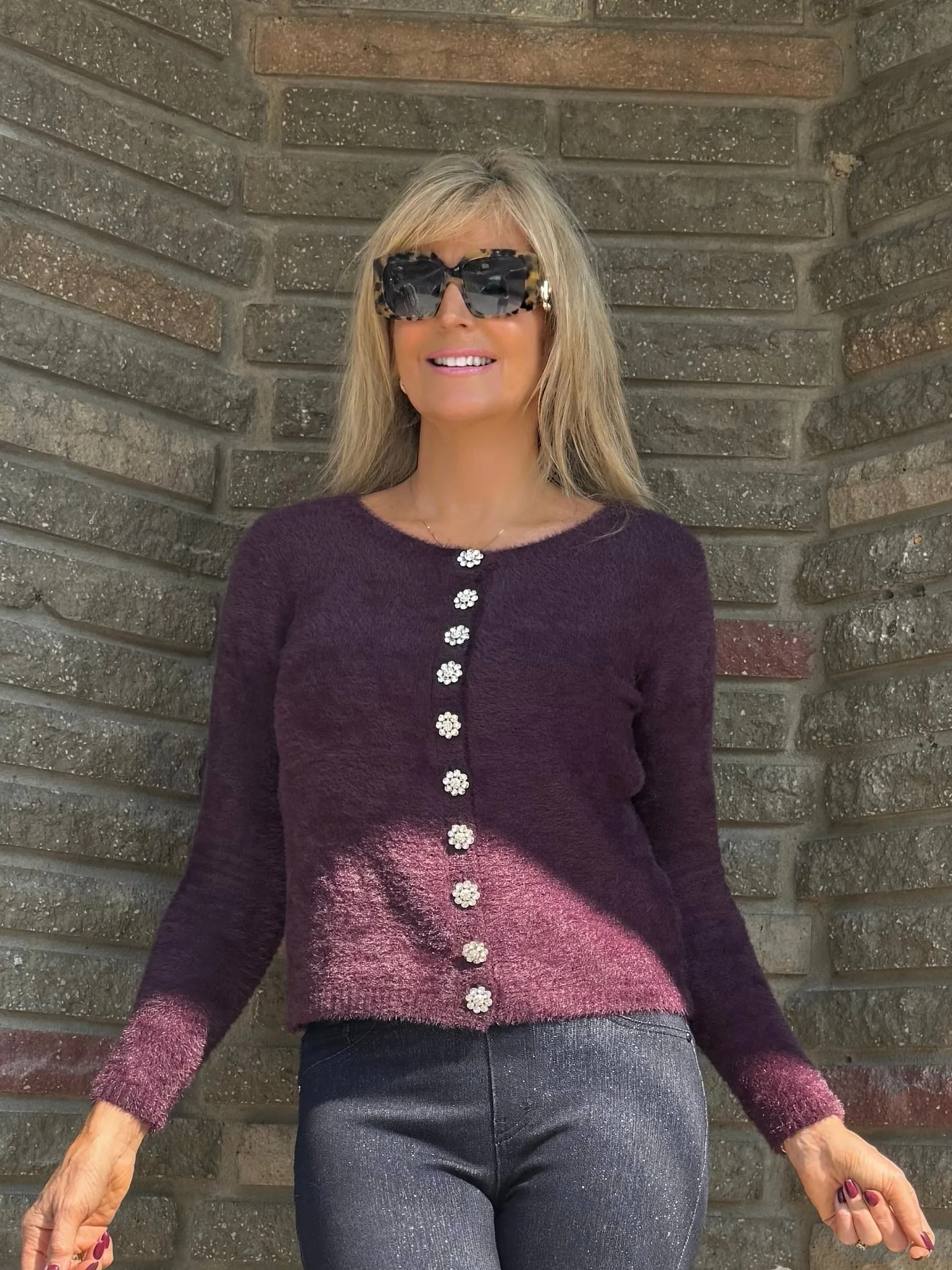 All In The Buttons Cardi/Top | T670 sold by Artizan