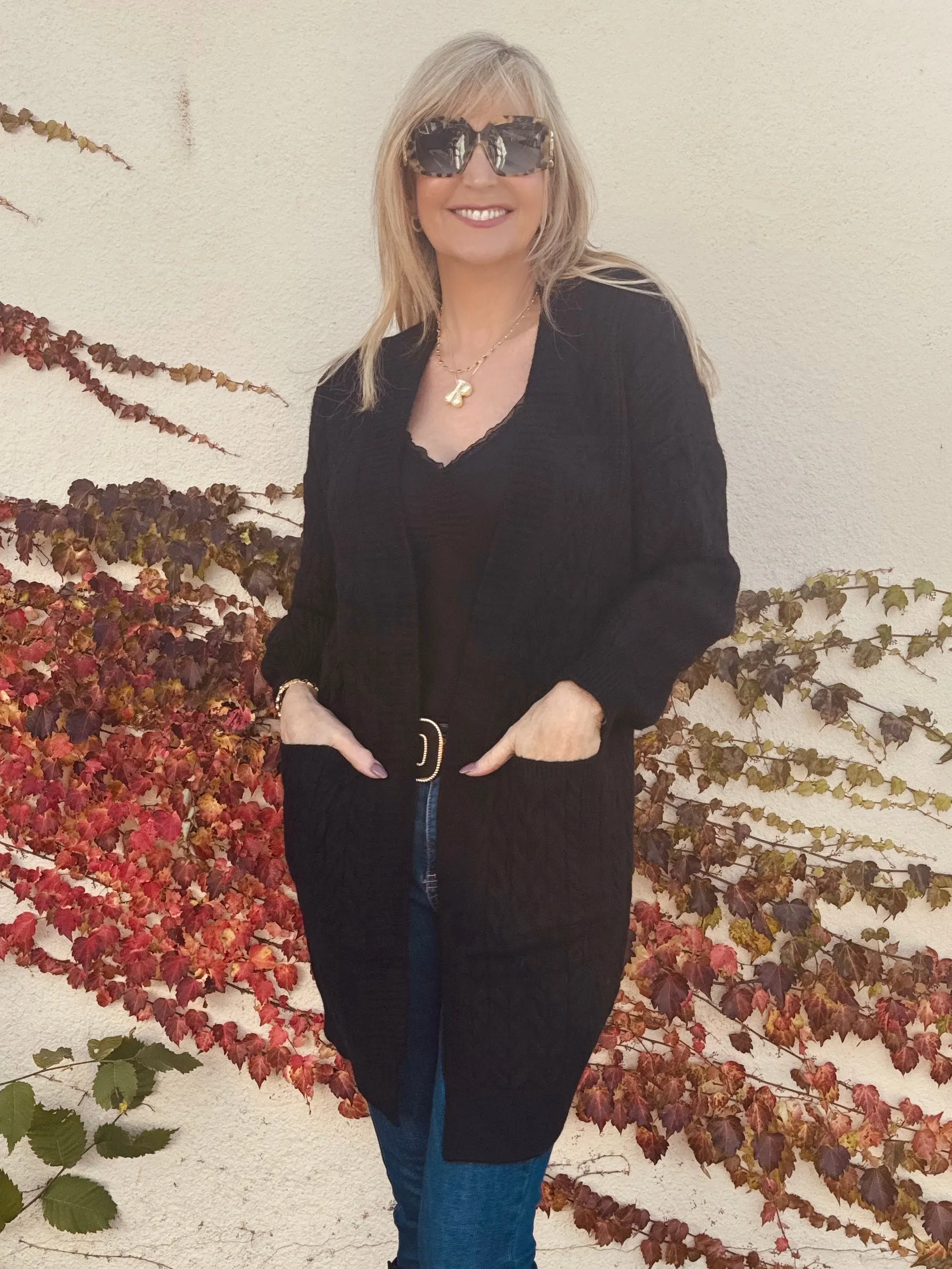 Cassie Cable Knit Cardi | C608 sold by Artizan product image thumbnail 2