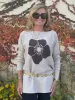 Luxury Knit Floral Tunic | T698 sold by Artizan