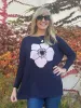 Luxury Knit Floral Tunic | T698 sold by Artizan