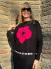 Luxury Knit Floral Tunic | T698 sold by Artizan