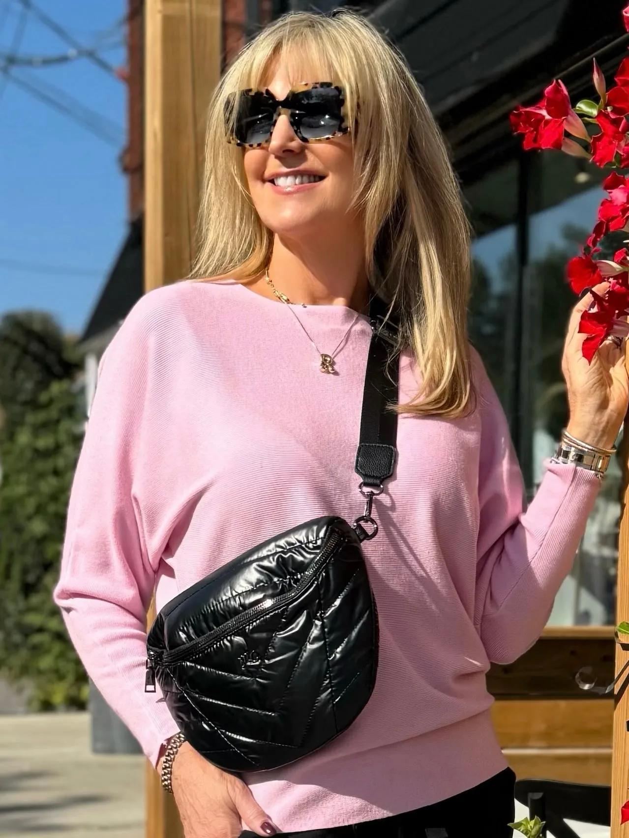 Nylon Quilted Cross Body | P601 sold by Artizan