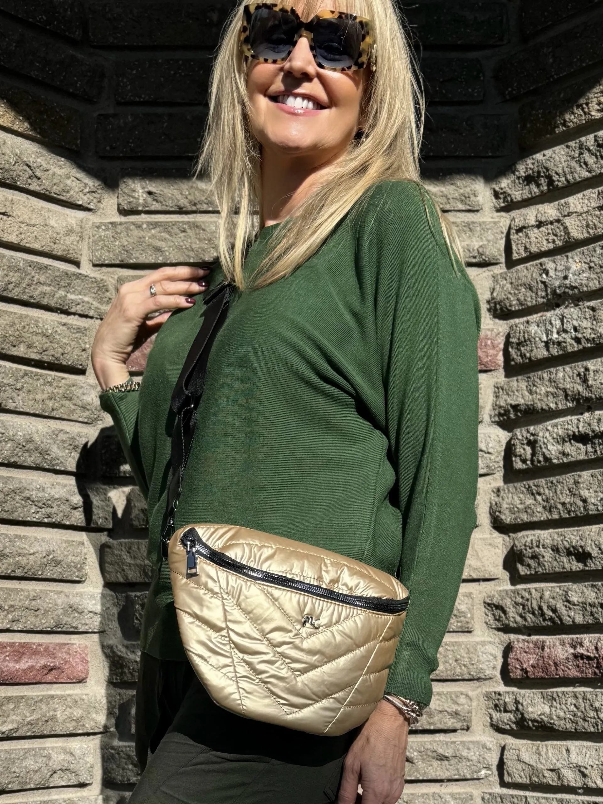 Nylon Quilted Cross Body | P601 sold by Artizan product image thumbnail 3