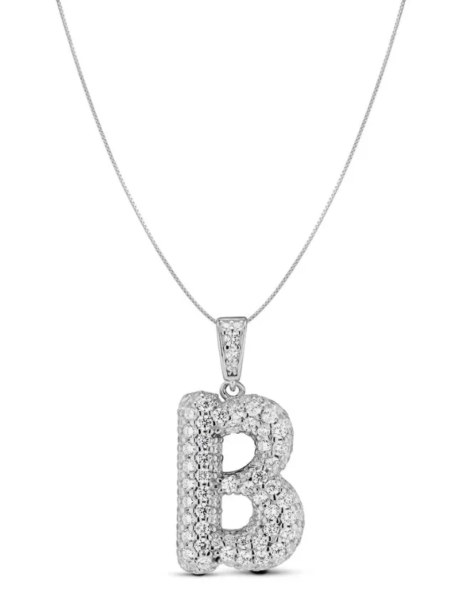 Classic Bubble Letter Necklace sold by Artizan