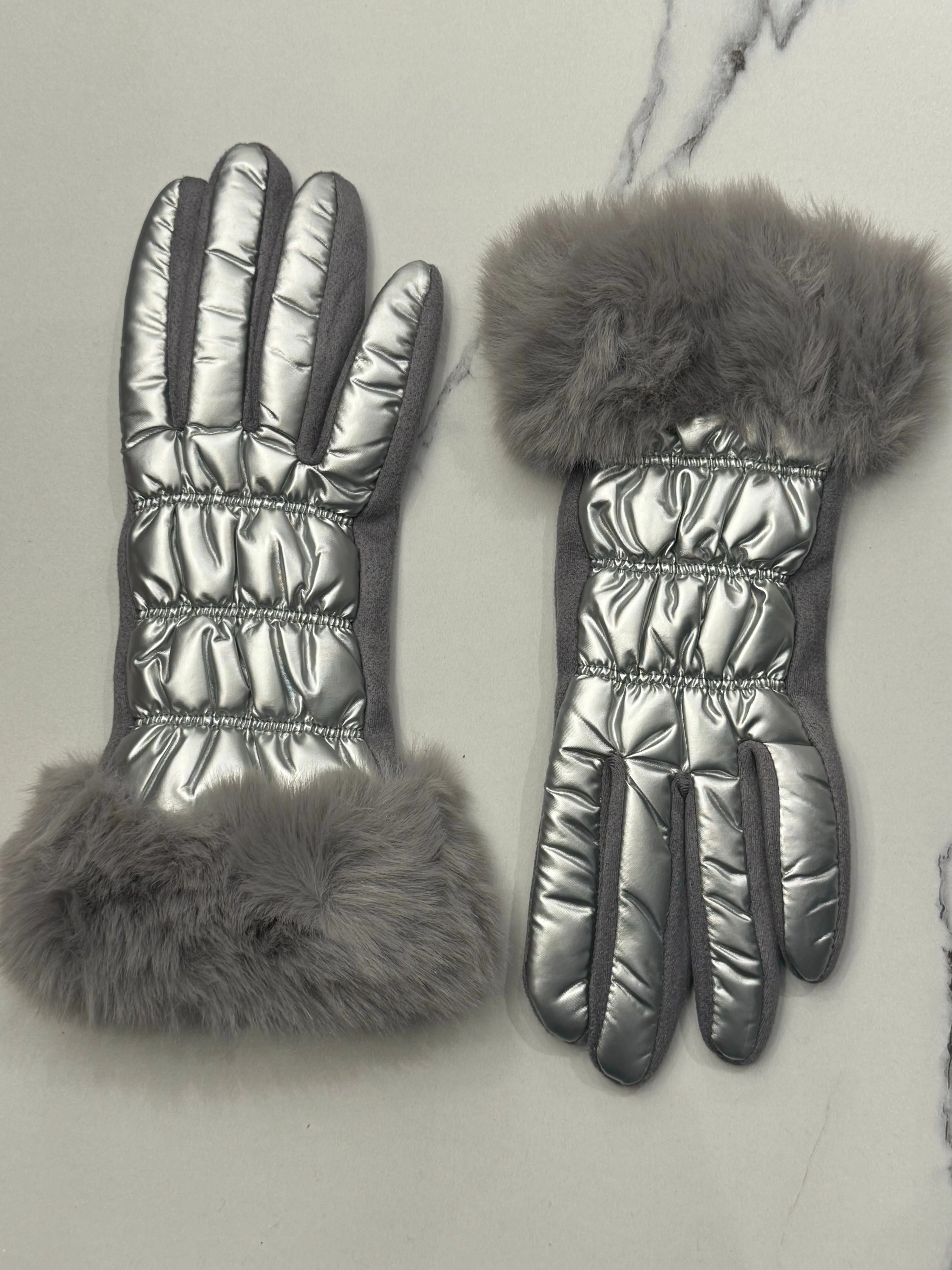 Luxurious Fur Trim Gloves | GL100 sold by Artizan