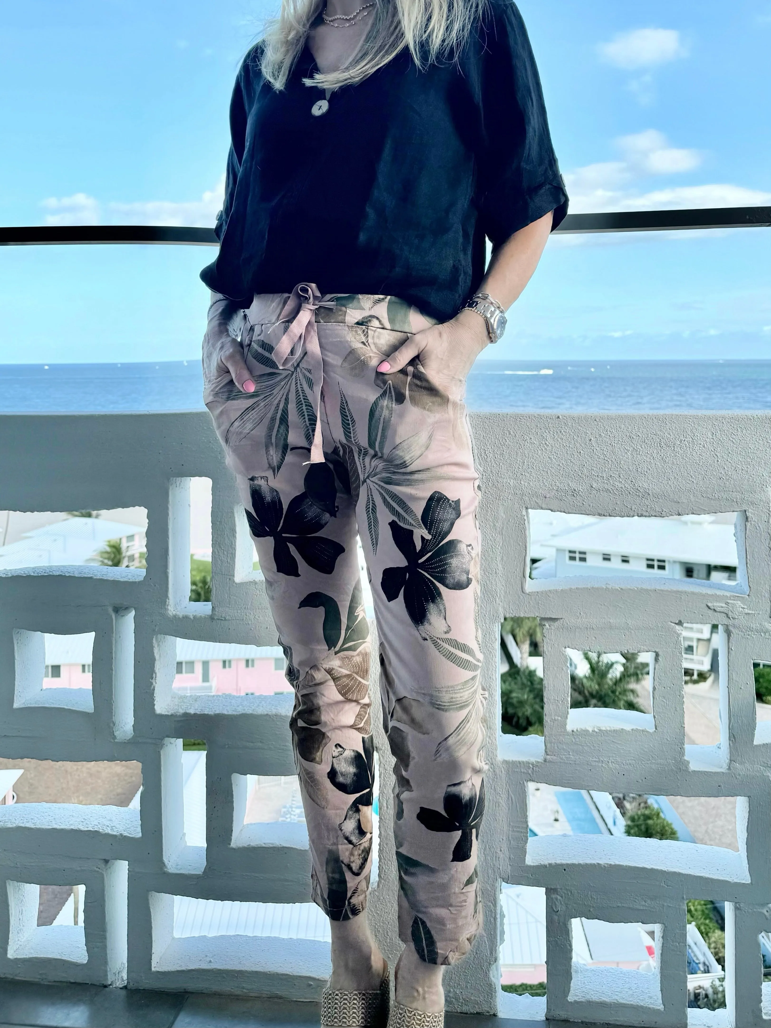 Tropical Print Joggers | PA664 sold by Artizan product image thumbnail 2