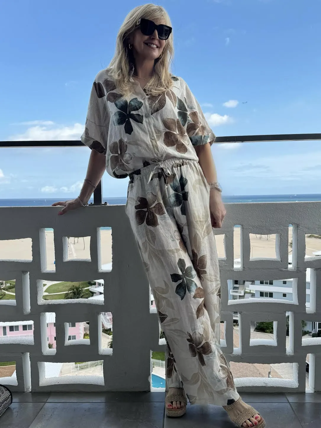 Tropical Vibes Italian Linen Pants | PA662 sold by Artizan product image thumbnail 3