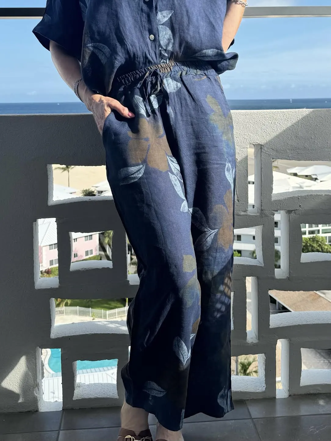 Tropical Vibes Italian Linen Pants | PA662 sold by Artizan product image thumbnail 4