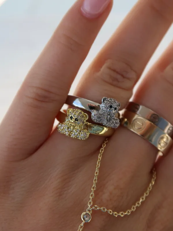 Belle Teddy Bear Ring sold by Artizan