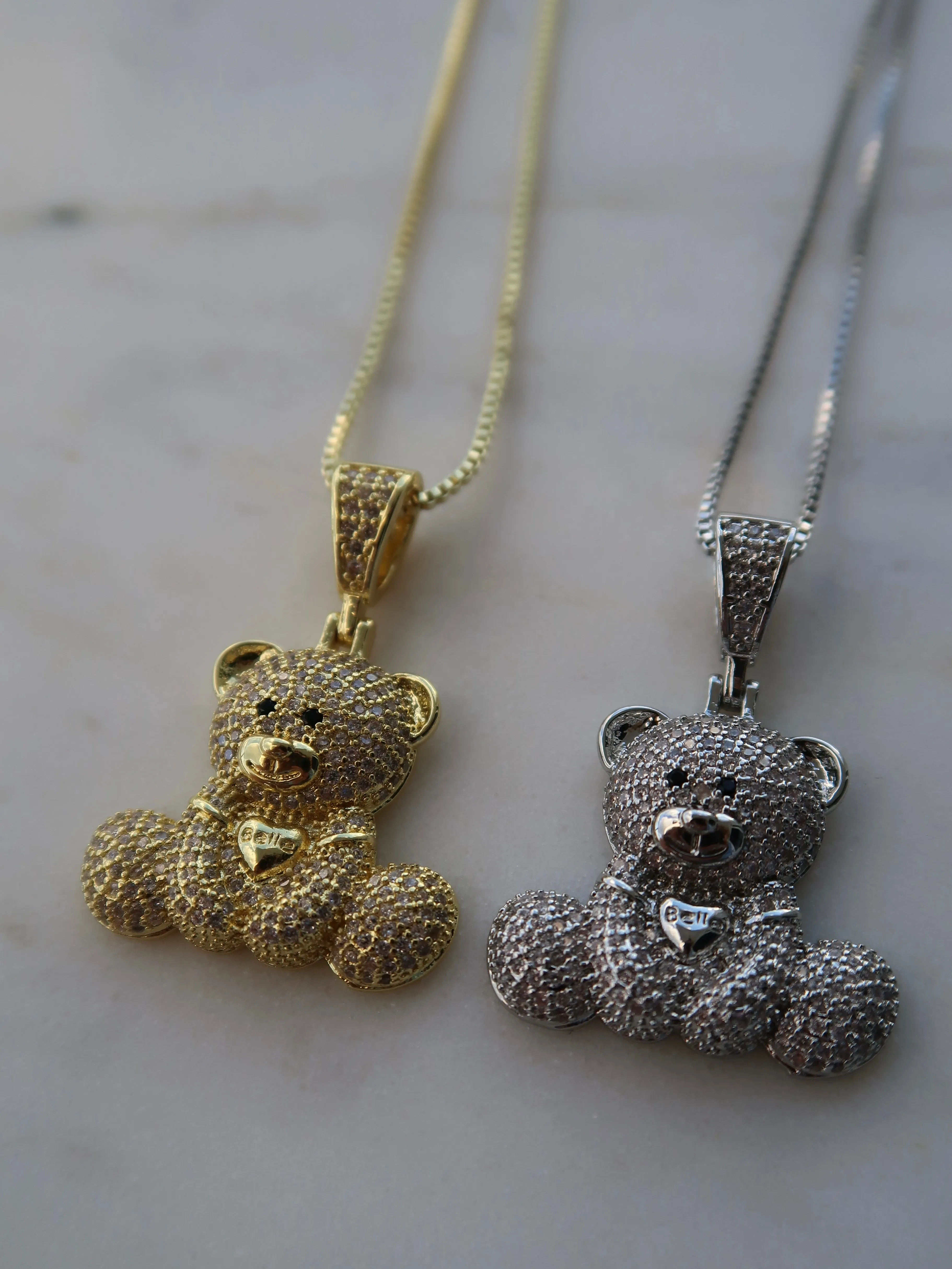 Belle Teddy Bear Necklace sold by Artizan product image thumbnail 2