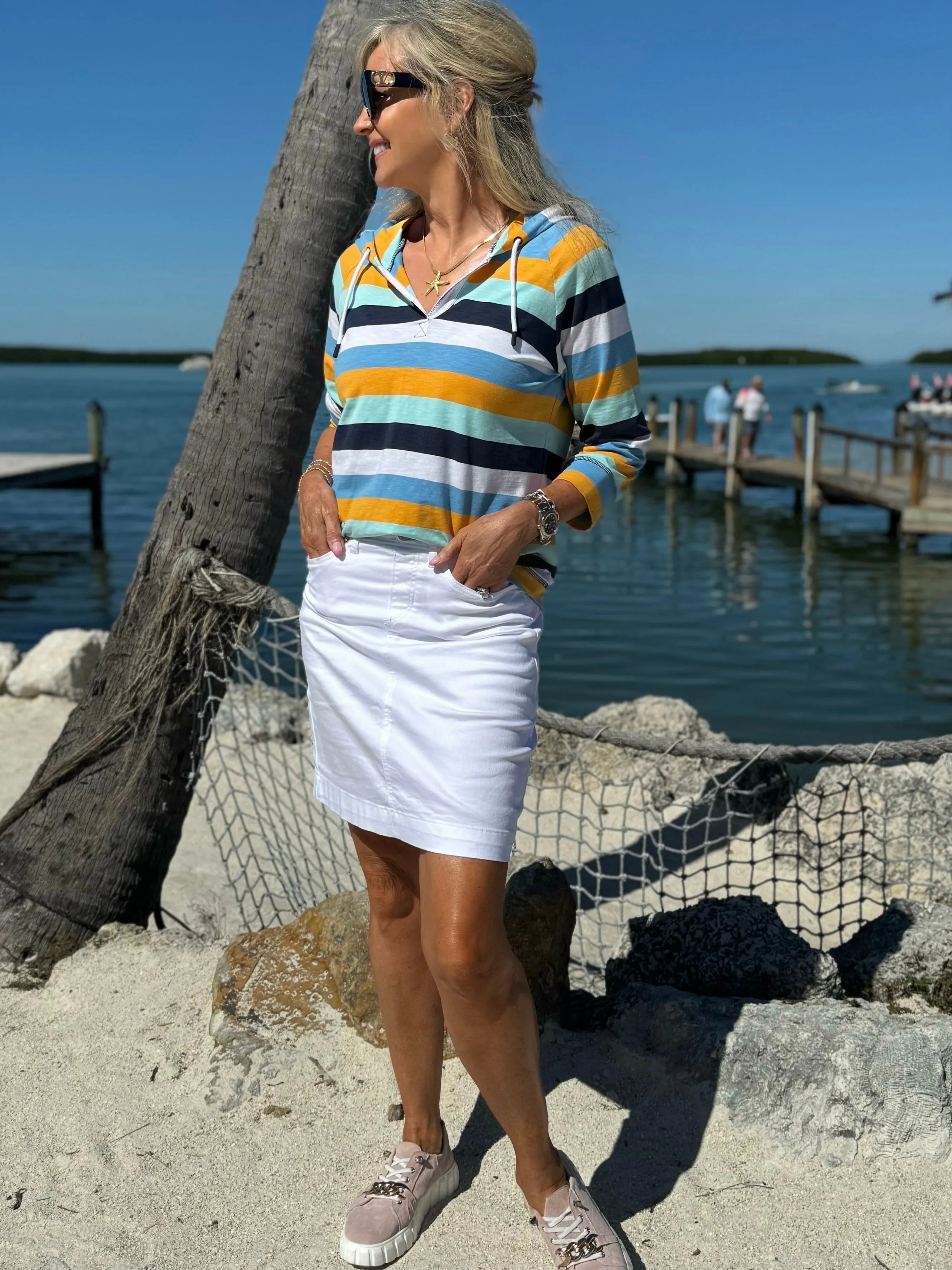 Pull-On Skort With Pockets | SK614 sold by Artizan