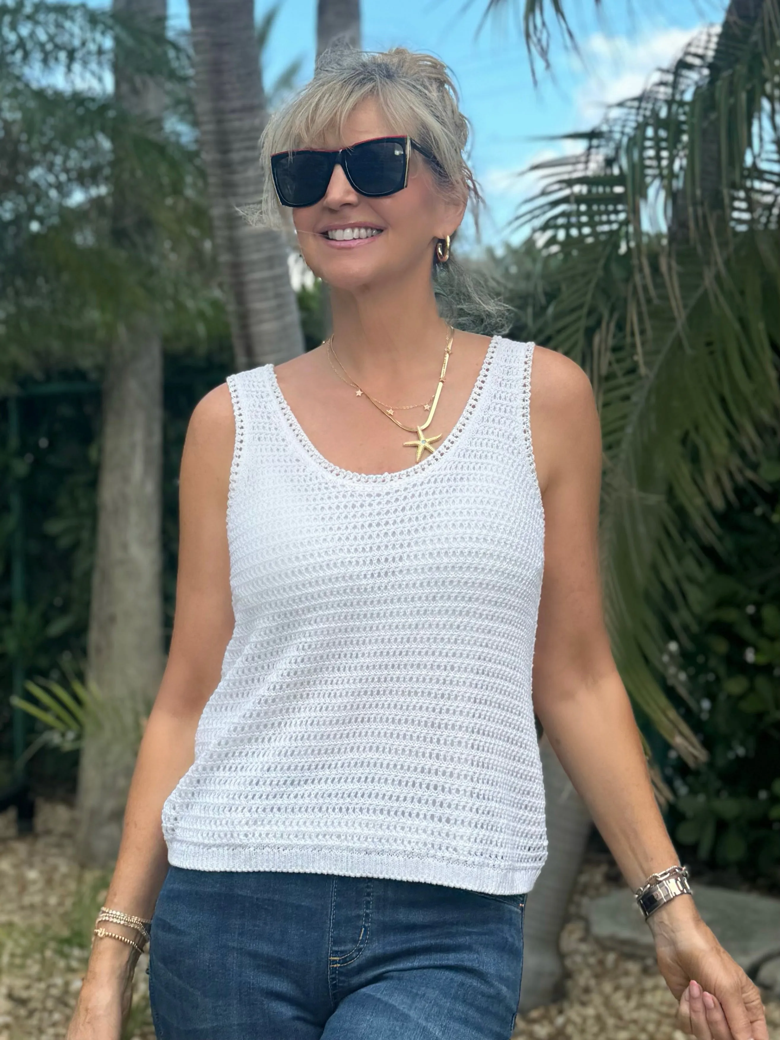 Lovely Crochet Top With Lining | T755 sold by Artizan product image thumbnail 3