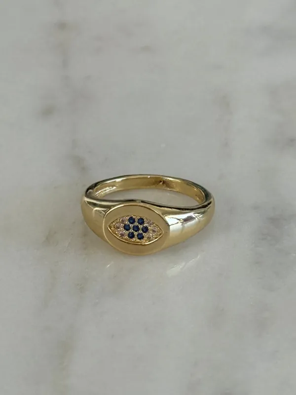 Evil Eye Pinky Ring sold by Artizan