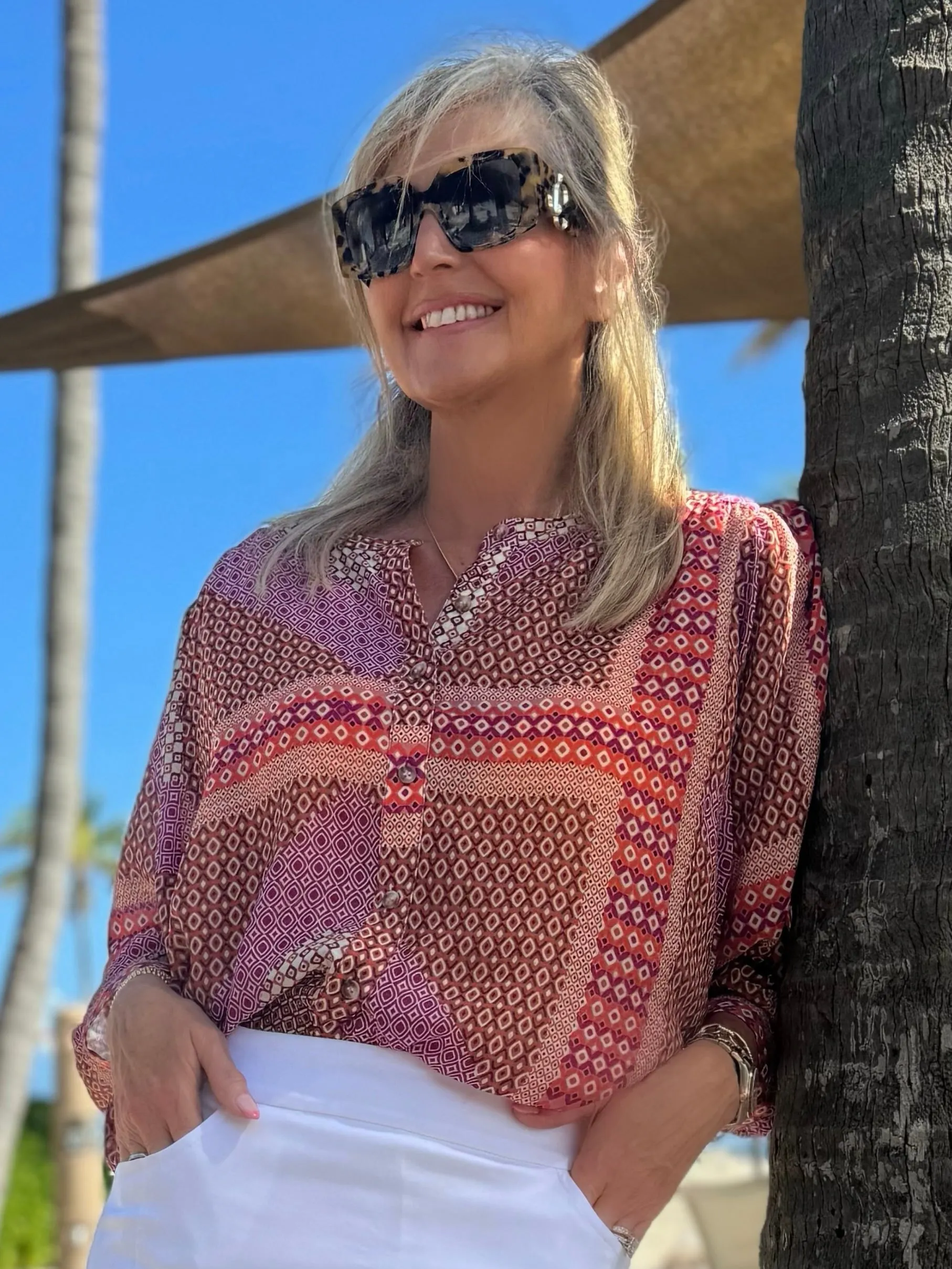 Pretty in Print Blouse | T757 sold by Artizan