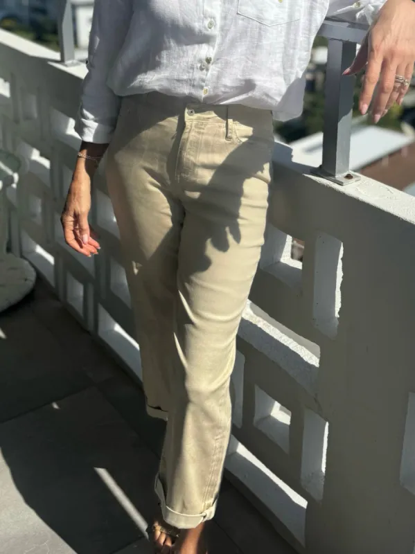 Straight Leg Foil Pant | PA675 sold by Artizan