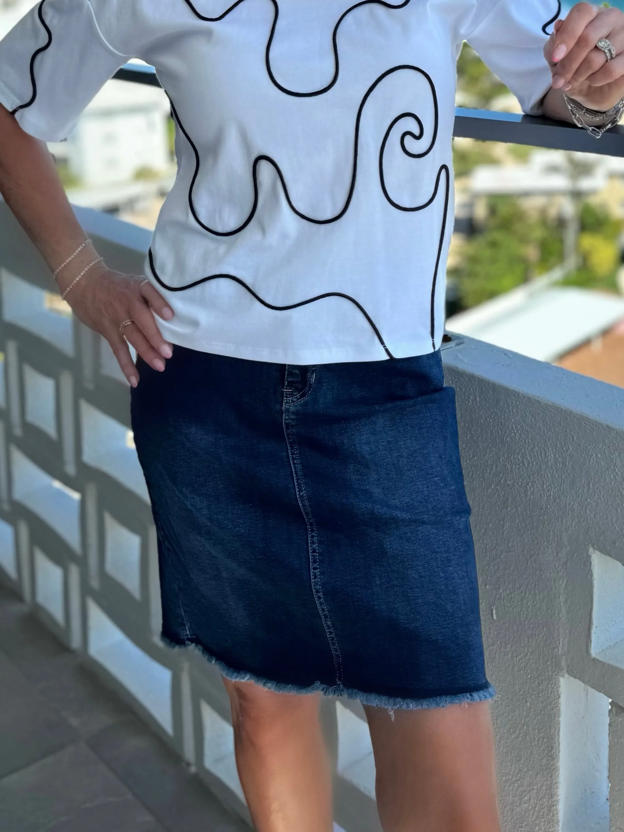 Must-Have Denim Skort | SK618 sold by Artizan product image thumbnail 2