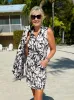 Sleeveless Athleisure Dress With Pockets | D633 sold by Artizan